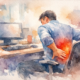 Douleur dos posture travail assis
