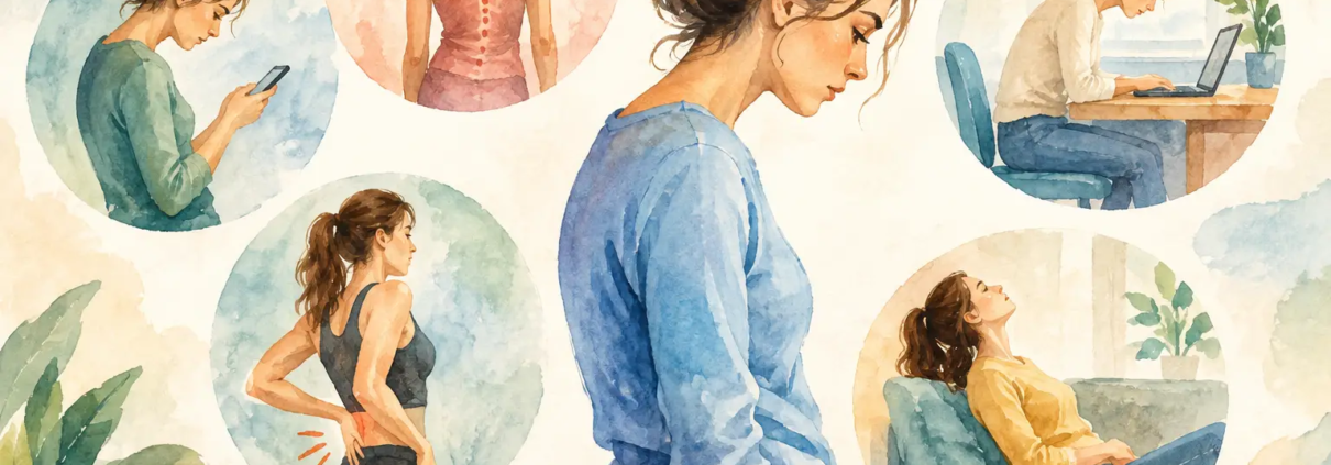 7 signes d’une posture déséquilibrée au quotidien