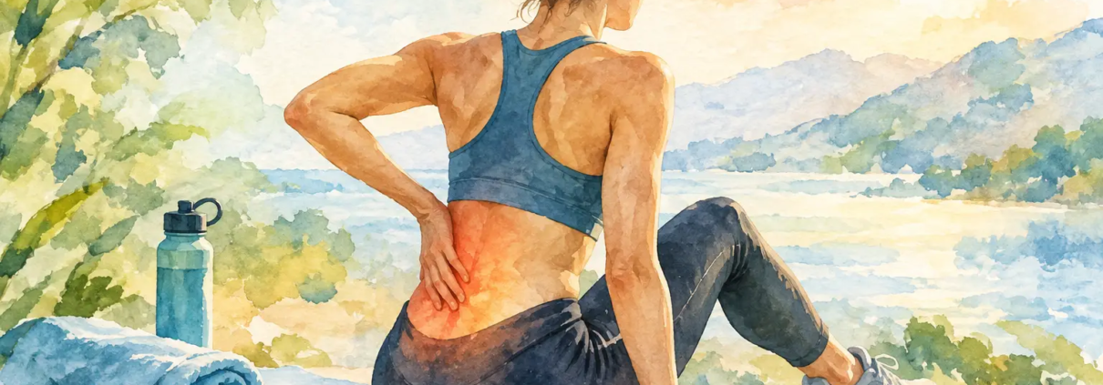 Douleur lombaire après sport : récupération