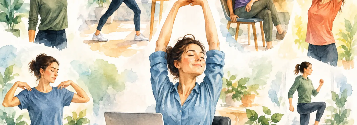 Les 8 meilleurs exercices de pauses sédentaires